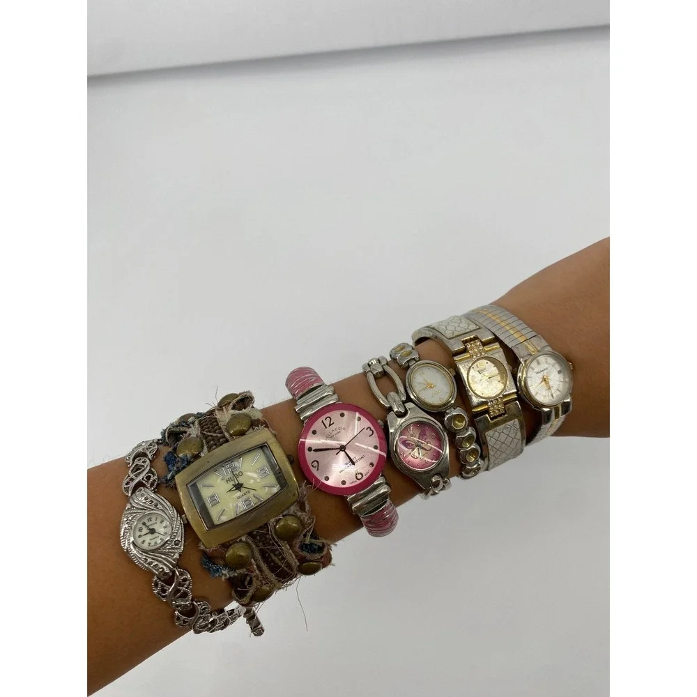 Mixed Lot Y2K‎ Wristwatches Women OS Multi-Color Vintage Aesthetic